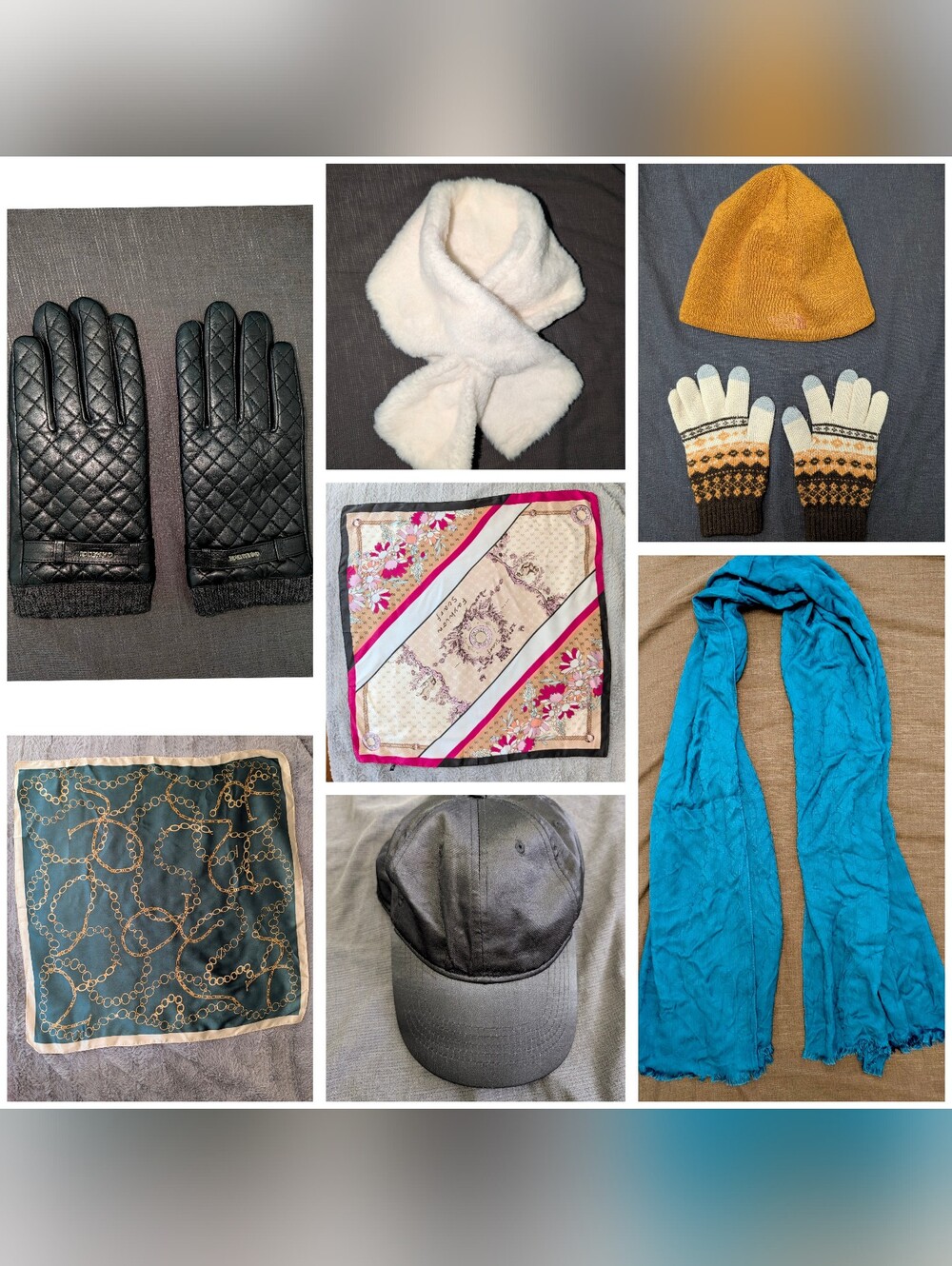 Bundle Of Women's Accessories Scarves Hats Mittens Gloves